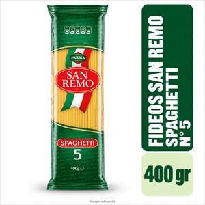 FIDEO SAN REMO 400G SPAGHETTI 5