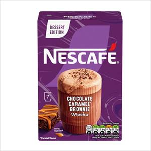 CAFE NESCAFE BROWNIE CARAMEL MOCHA 7U 140G