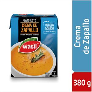 PLATO LISTO WASIL 380G CREMA DE ZAPALLO