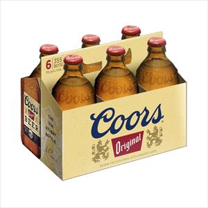 PACK CERVEZA COORS 355ML X6U