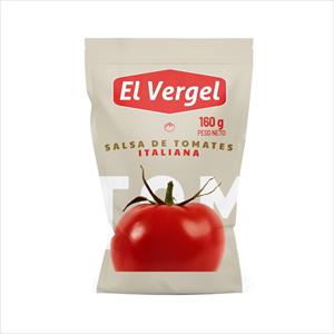 SALSA DE TOMATE EL VERGEL 160G