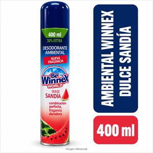 DESODORANTE AMBIENTAL WINNEX 400ML SANDIA