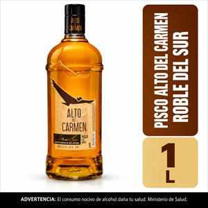 PISCO ALTO DEL CARMEN 1LT ROBLES DEL SUR
