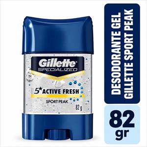 DESODORANTE GILLETTE GEL 82G SPORT PEAK