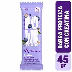 BARRA PROTEINA POWER FOODS 45G ARANDANO