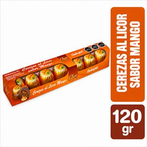 CEREZAS AL LICOR SABOR MANGO 120G AMBROSOLI