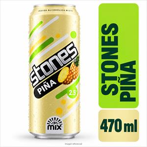 CERVEZA STONES 470ML PIÑA