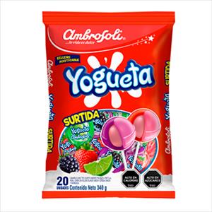 CARAMELO YOGUETA 15U SURTIDA