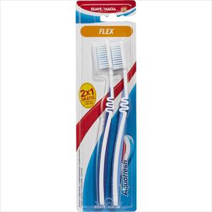 CEPILLO AQUAFRESH FLEX MEDIANO X2U