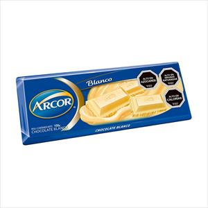 CHOCOLATE ARCOR 100G BLANCO
