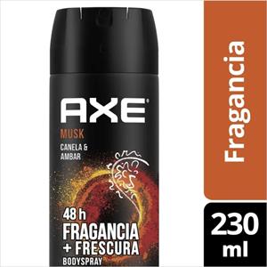 DESODORANTE AXE SPRAY 230ML MUSK