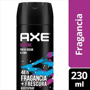 DESODORANTE AXE SPRAY 230ML MARINE