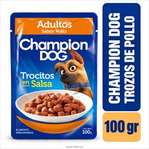 ALIMENTO CHAMPION DOG 100G TROZOS POLLO