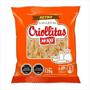 GALLETAS CRIOLLITA RETRO MCKAY 120G