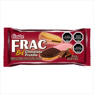 GALLETA FRAC CHOCOLATE FRUTILLA 110G