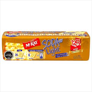 GALLETA SODA LIGHT M KAY 180G