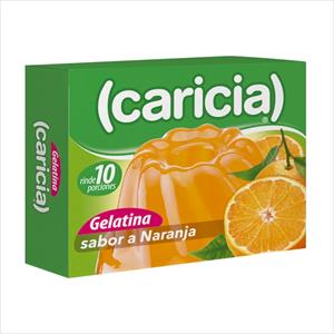 GELATINA CARICIA 50G NARANJA