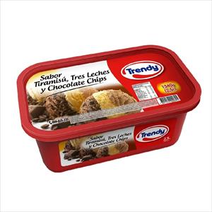 HELADO TRENDY 1.8L TIRAMISU/TRES LECHES/CHOCOCHIPS