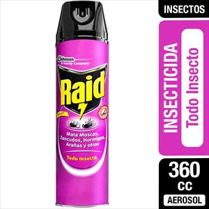 INSECTICIDA RAID 420CC TODO INSECTO