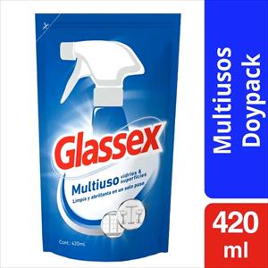 LIMPIADOR GLASSEX 420ML DP MULTIUSO