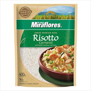 ARROZ MIRAFLORES PARA RISOTTO CARNAROLI 400G
