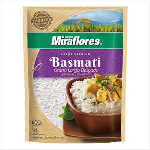 ARROZ MIRAFLORES BASMATI 400GR