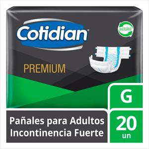 PAÑAL ADULTO COTIDIAN PREMIUM G 20UN