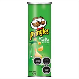 PAPAS PRINGLES 104G CREMA Y CEBOLLA