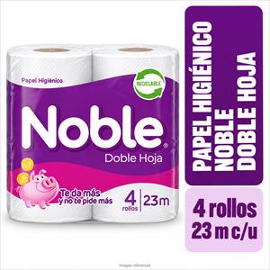 PAPEL HIGENICO NOBLE DH 23MT 4R
