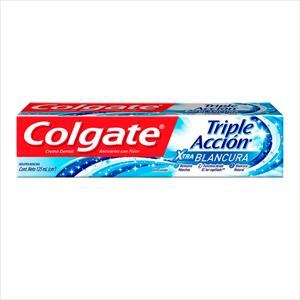 PASTA COLGATE 120G TRIPLE ACCION XTRA BLANCURA
