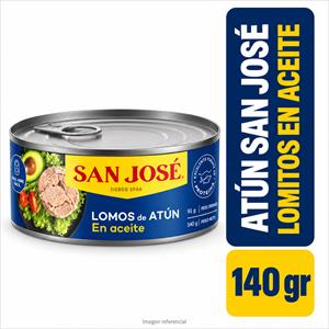 ATUN LOMITOS 140G ACEITE SAN JOSE