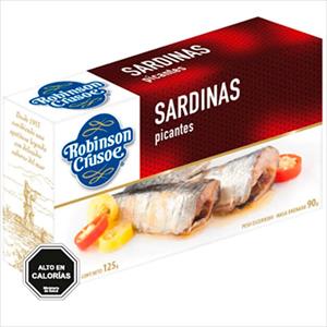 SARDINAS 125G PICANTE ROBINSON CRUSOE