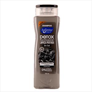 SHAMPOO BALLERINA 750ML DETOX CARBON