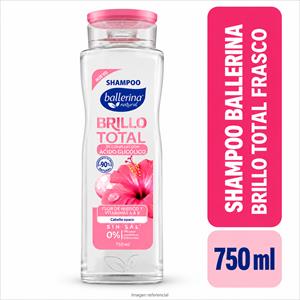SHAMPOO BALLERINA FCO 750ML BRILLO TOTAL