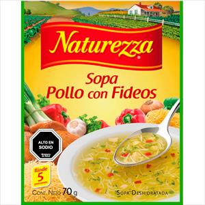 SOPA POLLO/FIDEOS NATUREZZA