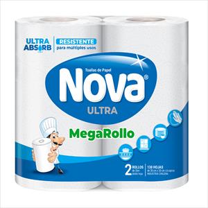 TOALLA NOVA MEGA ROLLO X2U 24MTR